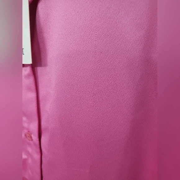 NWT Zara Deep Cuff Heavy Satin Effect Shirt - Picture 5 of 8